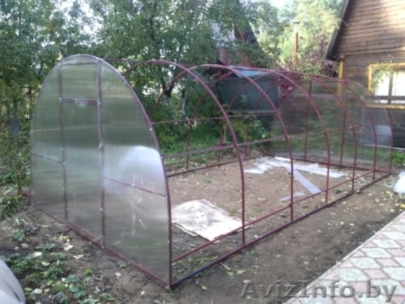 Теплица оцинкованная и грунтованная,с поликарбонатом - Изображение #2, Объявление #1390124