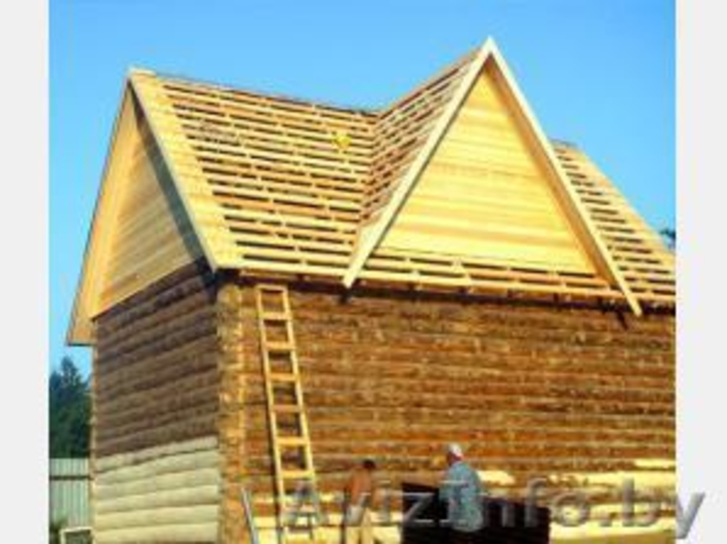 Отделка и строительство срубов коттеджей, деревянных домов, бань в Беларуси - Изображение #1, Объявление #1399340