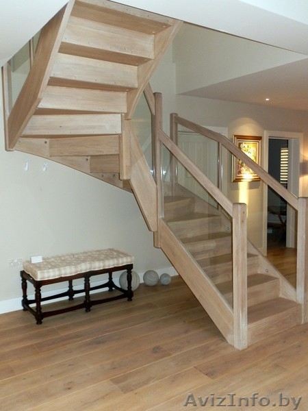 Лестница со стеклом из дерева - Изображение #3, Объявление #1416316