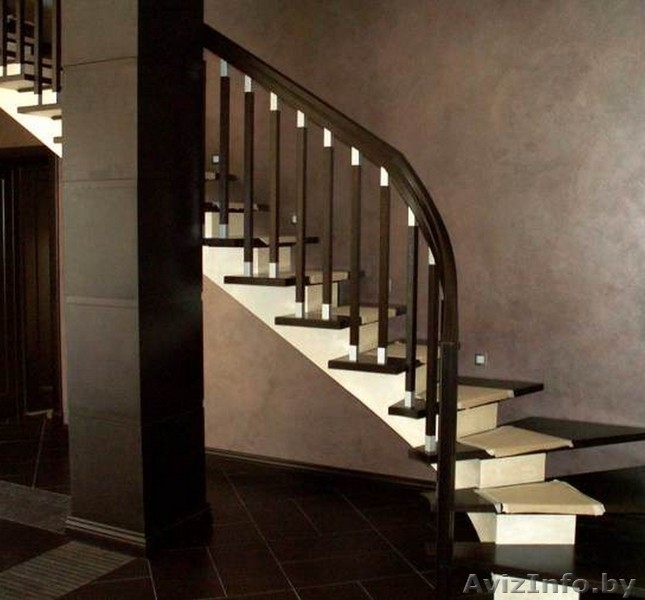 Деревянная лестница на второй этаж на заказ - Изображение #4, Объявление #1418382