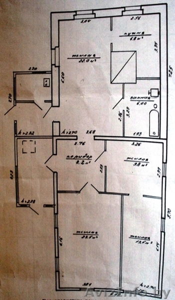 Дом в Заславле.15 соток, огорожен, обработан. 95кв.м.4 комнаты,кухня,2 входа. - Изображение #3, Объявление #1406301