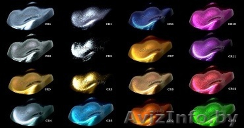 Радужная краска, Призма краска, Металлик, Золотая краска, Краска люминофор - Изображение #1, Объявление #1406309