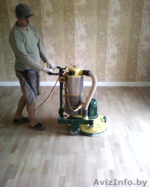Ремонт старых хрущевских полов. Шлифовка паркета , дощатых полов. Снятие краски. - Изображение #3, Объявление #1440485
