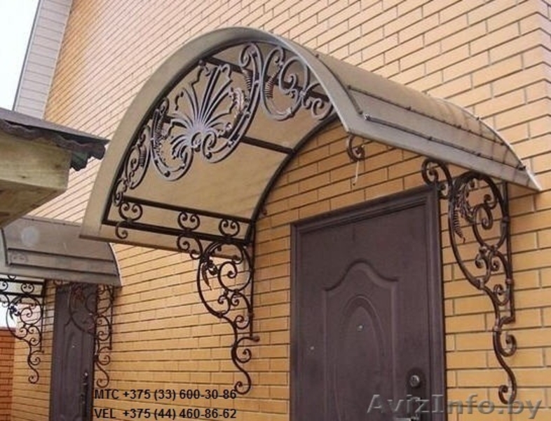 ковка, ворота, ограда, лестница, козырек, решетка, перила, навес, мангал, арка - Изображение #6, Объявление #1426581