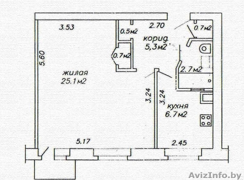 Однокомнатная квартира в центре города Минска с прекрасным видом на реку Свислоч - Изображение #10, Объявление #1434892