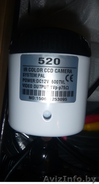 видеонаблюдения, для улицы 4 камеры с видеорегистратором  и проводами - Изображение #3, Объявление #1453918