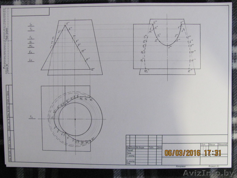 Помогу в выполнении чертежей, схем, планировок студентам-дипломникам, курсовые и - Изображение #8, Объявление #1453252