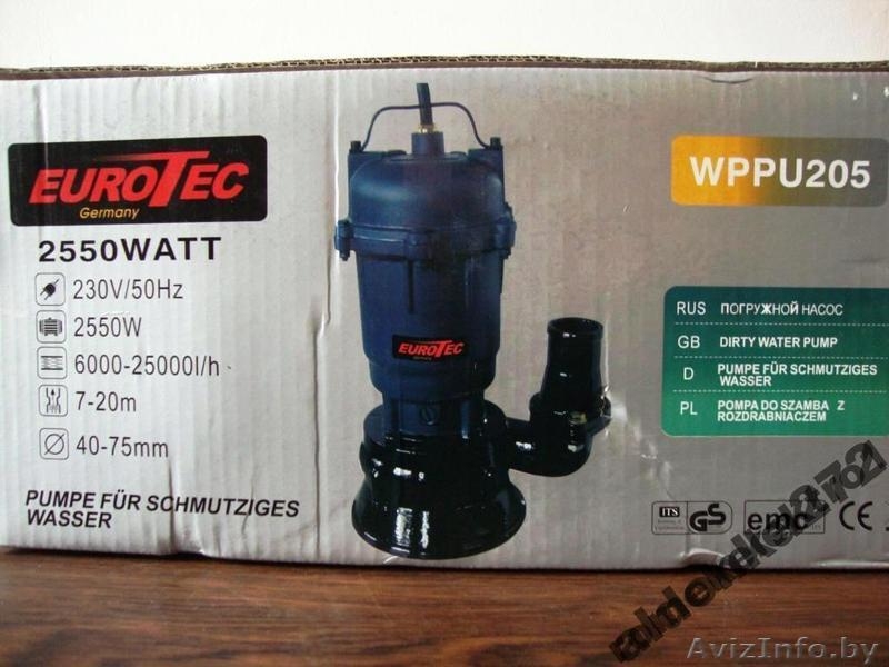 Насос погружной  для откачки грязной воды и канализации. - Изображение #5, Объявление #1467335