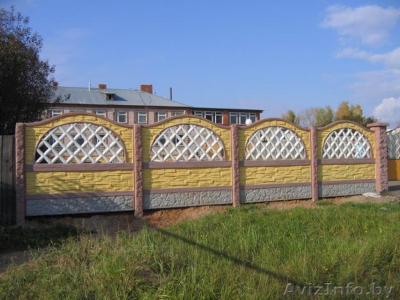 Предлагаем забор железобетонный, Тротуарную плитку, Бордюры и др - Изображение #1, Объявление #1464514