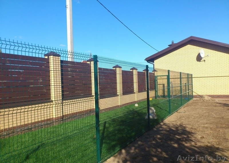 3д евро забор из панелей из сетки - Изображение #2, Объявление #1481553