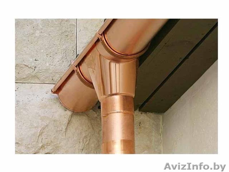 Водосточные системы ПВХ, Титан-цинк, Медь, Оцинкованная сталь - Изображение #1, Объявление #1481560