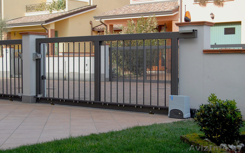 Откатные ворота с зашивкой профлистом под ключ - Изображение #1, Объявление #1481946