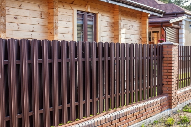 металлический евроштакетник для забора, ворот и калиток - Изображение #3, Объявление #1482570