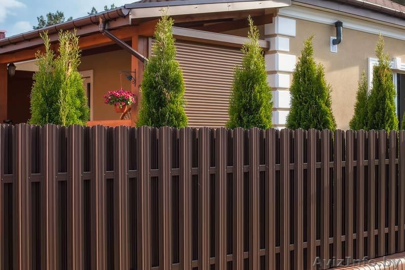 Забор из металлического штакетника - Изображение #1, Объявление #1479439