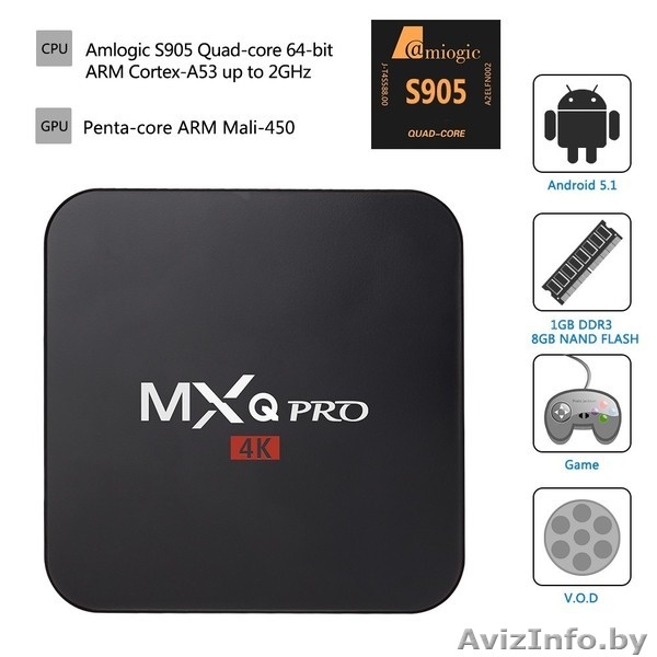 SMART TV Android приставки MXQ PRO S905  - Изображение #5, Объявление #1486254