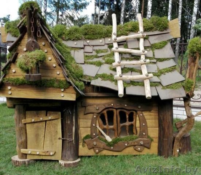 Сказочный домик из массива ДУБА (декор - натуральный мох) - Изображение #5, Объявление #1484073