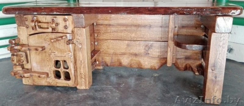 Большой письменный стол - BOSS - из массива ДУБА  - Изображение #3, Объявление #1484086