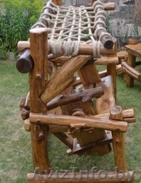 Дубовые качели для сада (с гамаком) - Изображение #6, Объявление #1484094