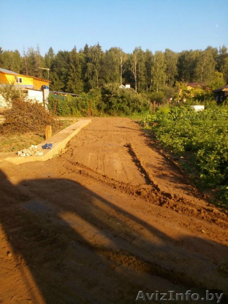 Экскаватор- бульдозер в Минске. Планировка участков, копка ям - Изображение #5, Объявление #1498108