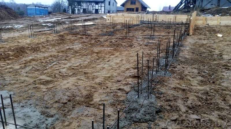 Заливка фундамента в Минске. Монолитный, свайный ленточный - Изображение #5, Объявление #1498118