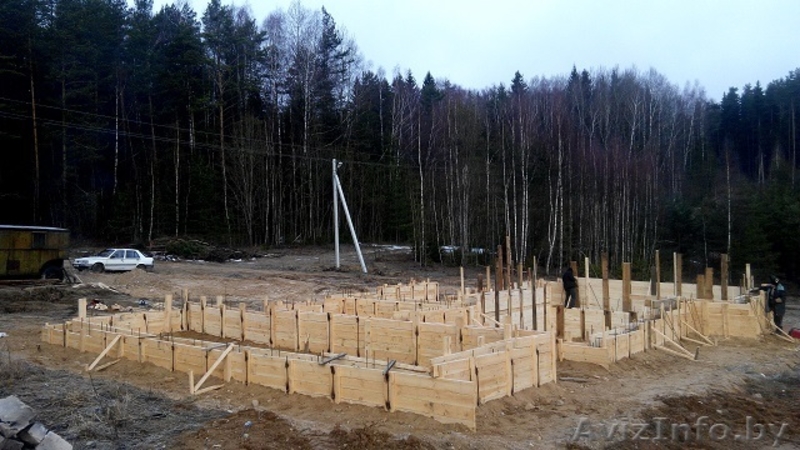 Заливка фундамента в Ивенце. Монолитный, свайный ленточный - Изображение #3, Объявление #1498814