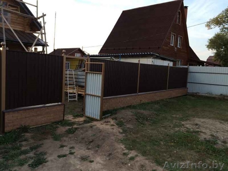 Изготовление заборов Фаниполе. Кованные, кирпичные, металлические - Изображение #4, Объявление #1498820