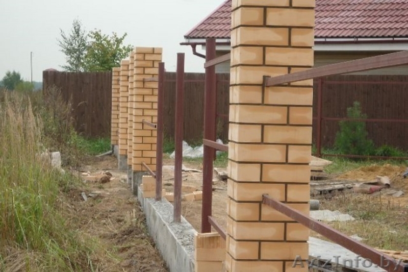 Изготовление заборов Заславле. Кованные, кирпичные, металлические - Изображение #1, Объявление #1498838