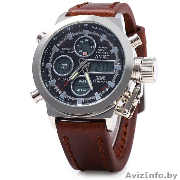 Армейские мужские наручные кварцевые часы AMST - Изображение #3, Объявление #1499786