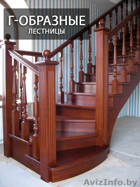 Лестницы из дерева от ПРОИЗВОДИТЕЛЯ (Дом, коттедж, баня!) - Изображение #1, Объявление #1510114