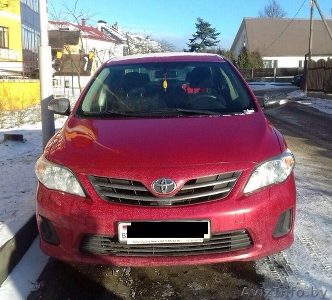 Toyota Corolla, седан, 2010 г. в., автомат, 1.6 л, цвет: красный - Изображение #1, Объявление #1515815