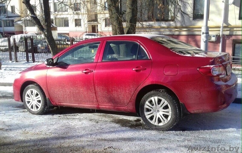Toyota Corolla, седан, 2010 г. в., автомат, 1.6 л, цвет: красный - Изображение #3, Объявление #1515815