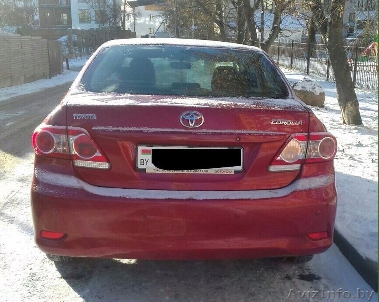 Toyota Corolla, седан, 2010 г. в., автомат, 1.6 л, цвет: красный - Изображение #6, Объявление #1515815