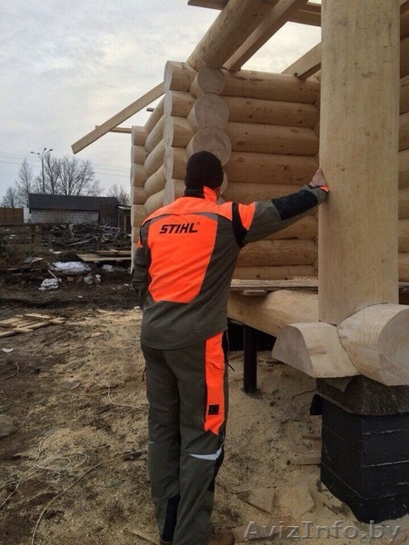 Срубы из бруса и круглого бревна ручной рубки - Изображение #3, Объявление #1516618