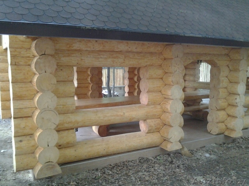 Срубы для дома ,бани ,беседки из кругляка ручной обработки - Изображение #1, Объявление #1526424