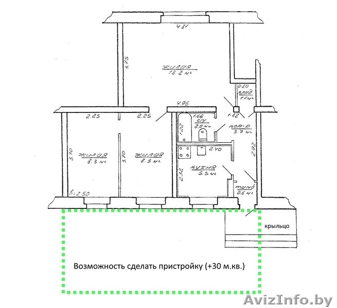 Квартира с приусадебным участком в 15 километрах от города. - Изображение #3, Объявление #1535654