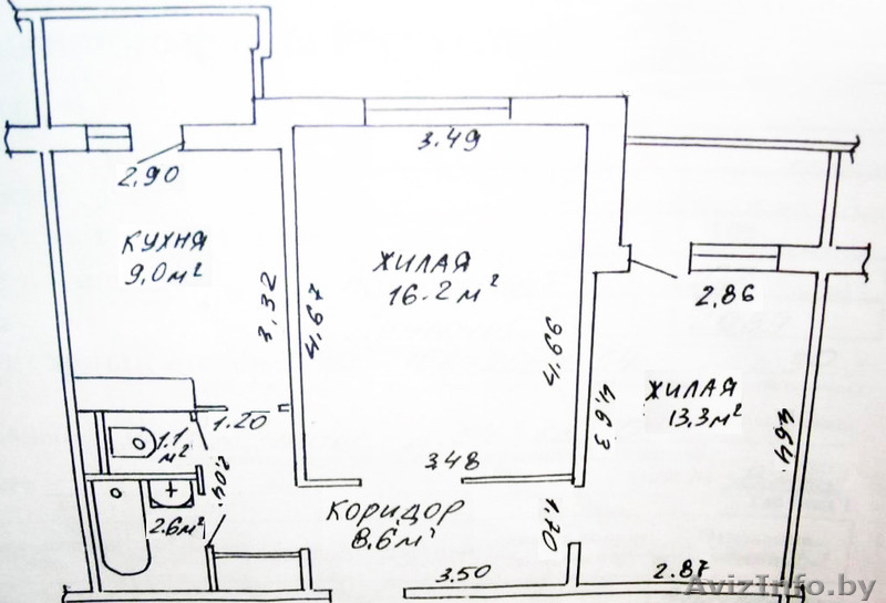 Продаётся 2х комнатная квартира по ул.Лучины 50. - Изображение #8, Объявление #1256286