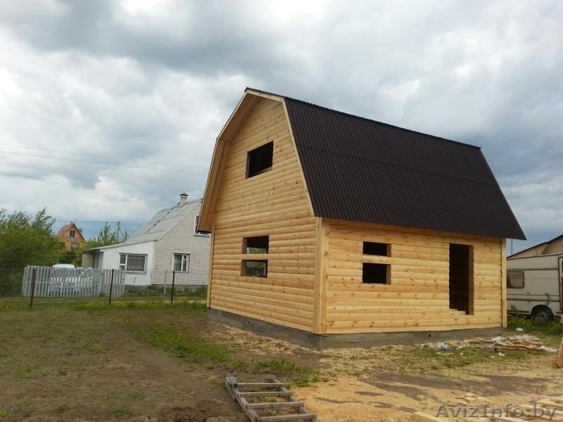 Сруб ДОМА или БАНИ из бруса недорого.Доставка и установка - Изображение #1, Объявление #1539453