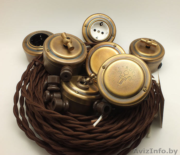 Коробка распределительная 76*48 Petrucci, латунь, Патина коричневая. - Изображение #3, Объявление #1546055