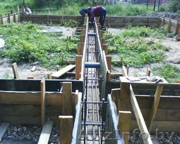 Фундамент свайный, ленточный, армпояс, черновые полы - Изображение #6, Объявление #1557845