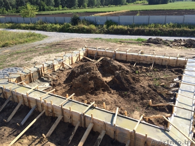 Фундамент свайный, ленточный, армпояс, черновые полы - Изображение #7, Объявление #1557845