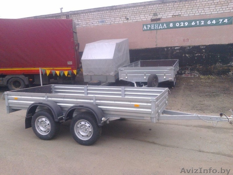 Прокат прицепов разных размеров, бортовые и тентованные (от 2,45 м до 4 м) - Изображение #3, Объявление #1559062
