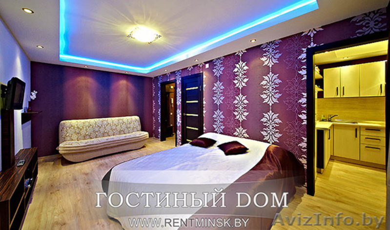 1-комнатные элитные апартаменты на сутки класса «Люкс» - Изображение #3, Объявление #1556739