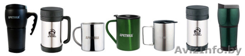 Термос-кружка "Арктика" 401-500 (500мл) с ручкой - Изображение #3, Объявление #1559720