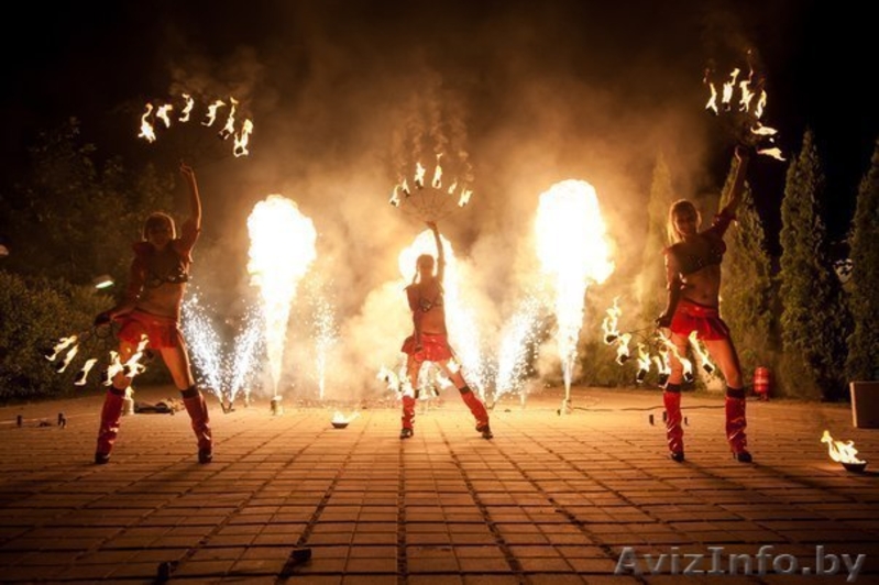 Файер шоу Огненное шоу на свадьбу день рождения выпускной - Изображение #1, Объявление #1557152