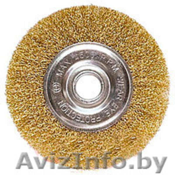 Щетка радиальная латунная 75мм - Изображение #2, Объявление #1459099