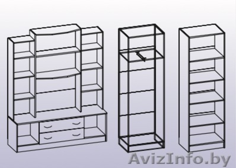Стенка-горка в гостиную Макарена 4 (280 см) - Изображение #4, Объявление #1568766
