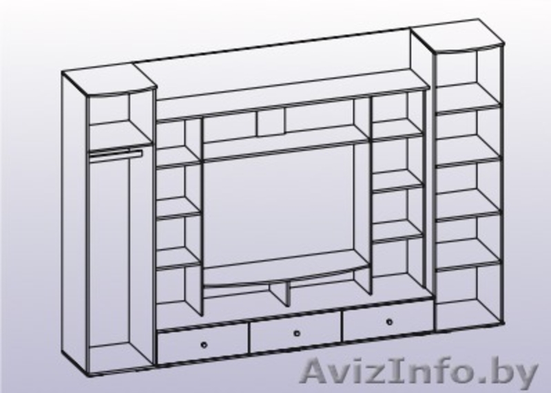 Стенка-горка в гостиную Орхидея (300 см) - Изображение #3, Объявление #1568791