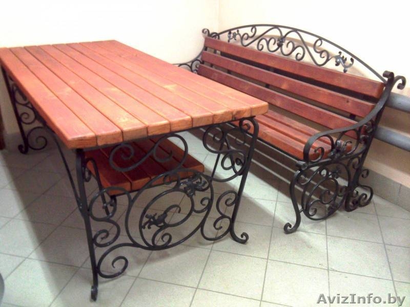 Кованые столы и скамейки. - Изображение #3, Объявление #1569820