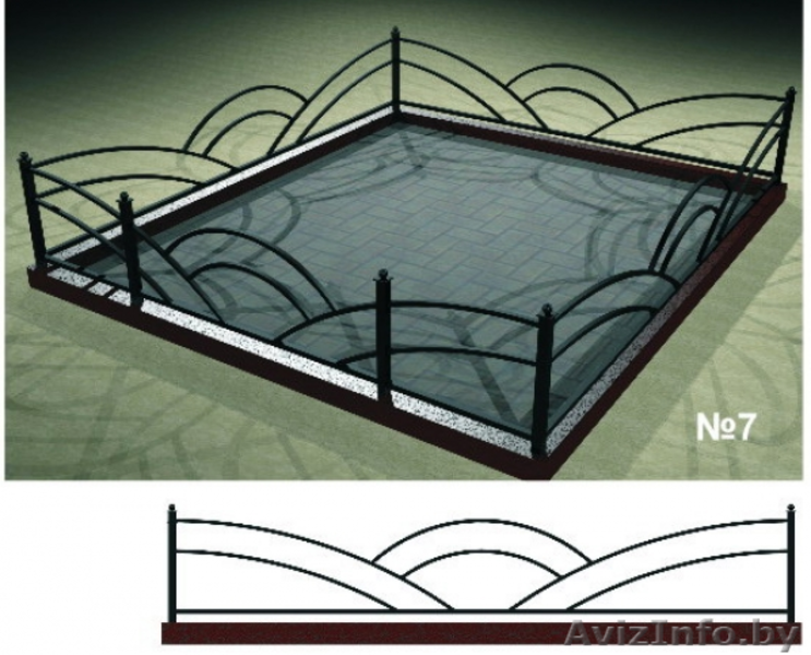 Ограда металлическая ритуал - Изображение #8, Объявление #1576350