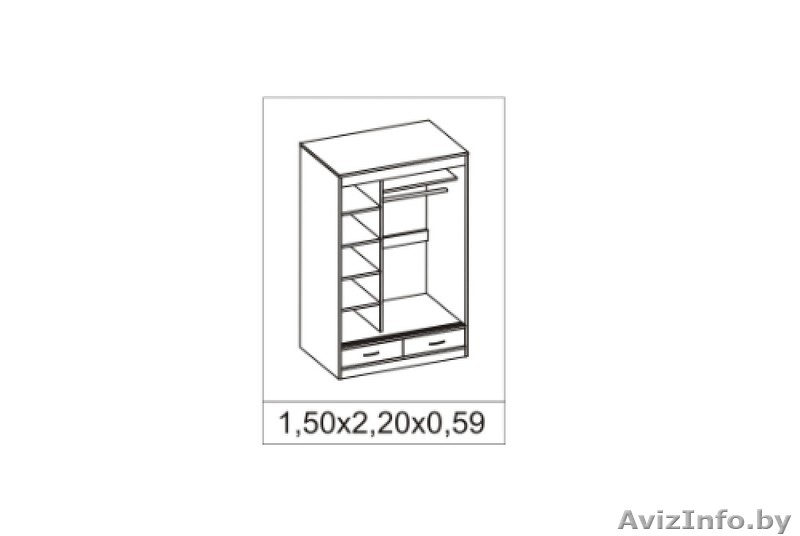 Шкаф Берлин 9 - Изображение #1, Объявление #1583259
